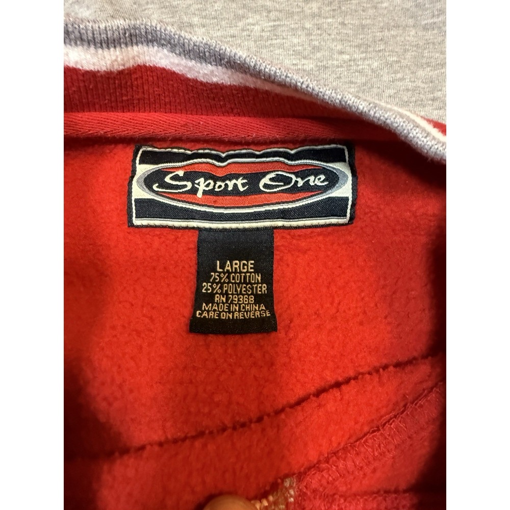 Sport One Ohio State Buckeyes Red Sweatshirt, Large - Picture 11 of 15